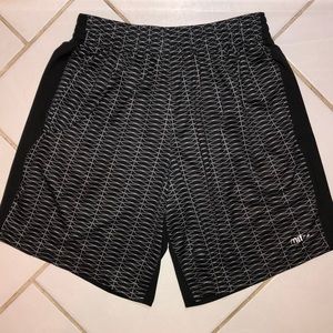 Geometric Patterned Mitre Athletic Shorts
